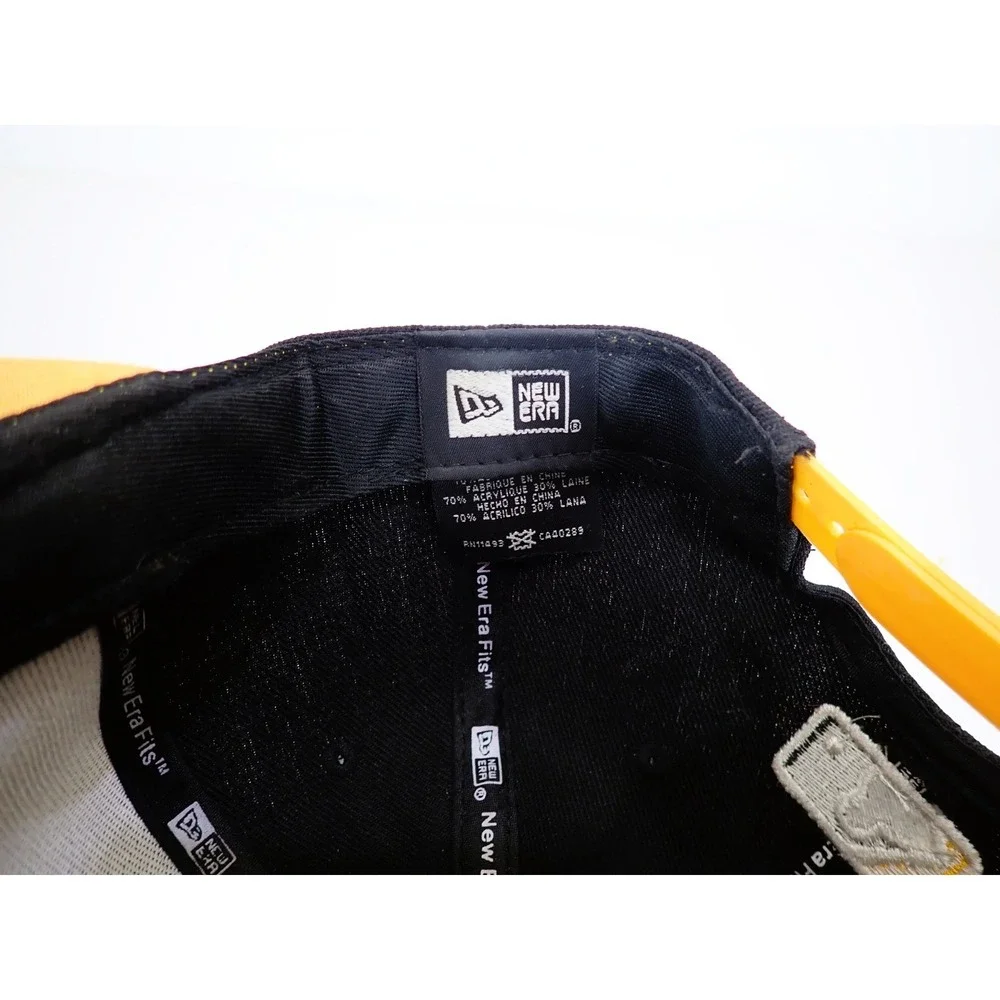 New‎ Era 9FIFTY Pittsburgh Pirates Snapback Hat Black Yellow Paint Drip MLB